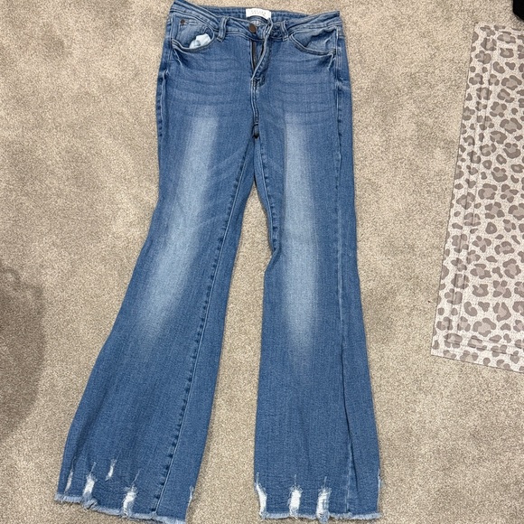 Nature Denim Denim - Stylish Blue Flare Jeans for Women